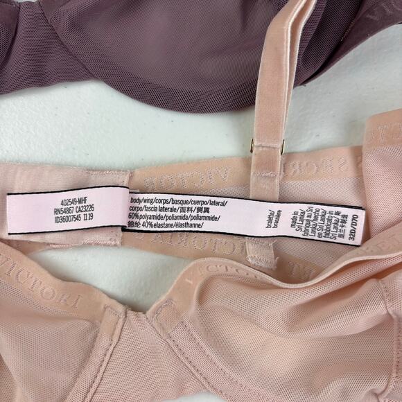 Victoria's Secret Bralette 3 PC. Bundle Lot Size 32D - Picture 3 of 7
